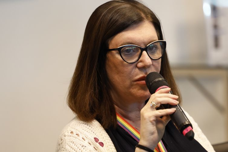 Rio de Janeiro (RJ), 18/06/2025  A presidente da Petrobras, Magda Chambriard, faz balanço de um ano de gestão, acompanhanda da diretoria na sede da empresa. Foto: Fernando Frazão/Agência Brasil