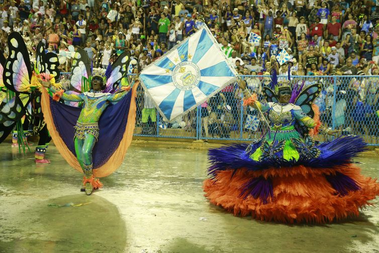 Desfile da Vila Isabel no Carnaval 2019 no Rio de Janeiro